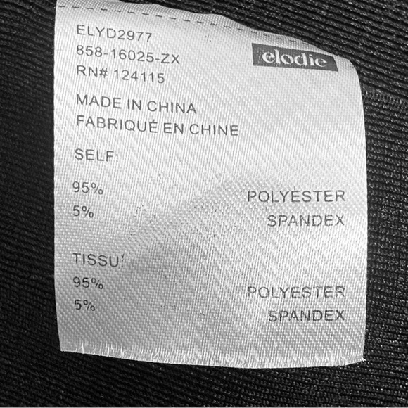 Elodie Classic Black Strapless Mini Dress/Top Sz L - Picture 6 of 11